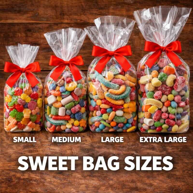 Browse Sweet Bag Sizes