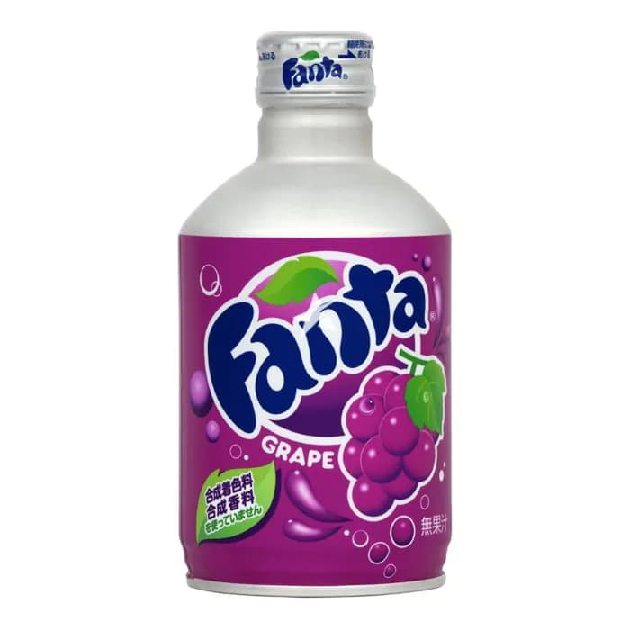 Fanta Grape Metal Bottle – Japanese Imported Drink