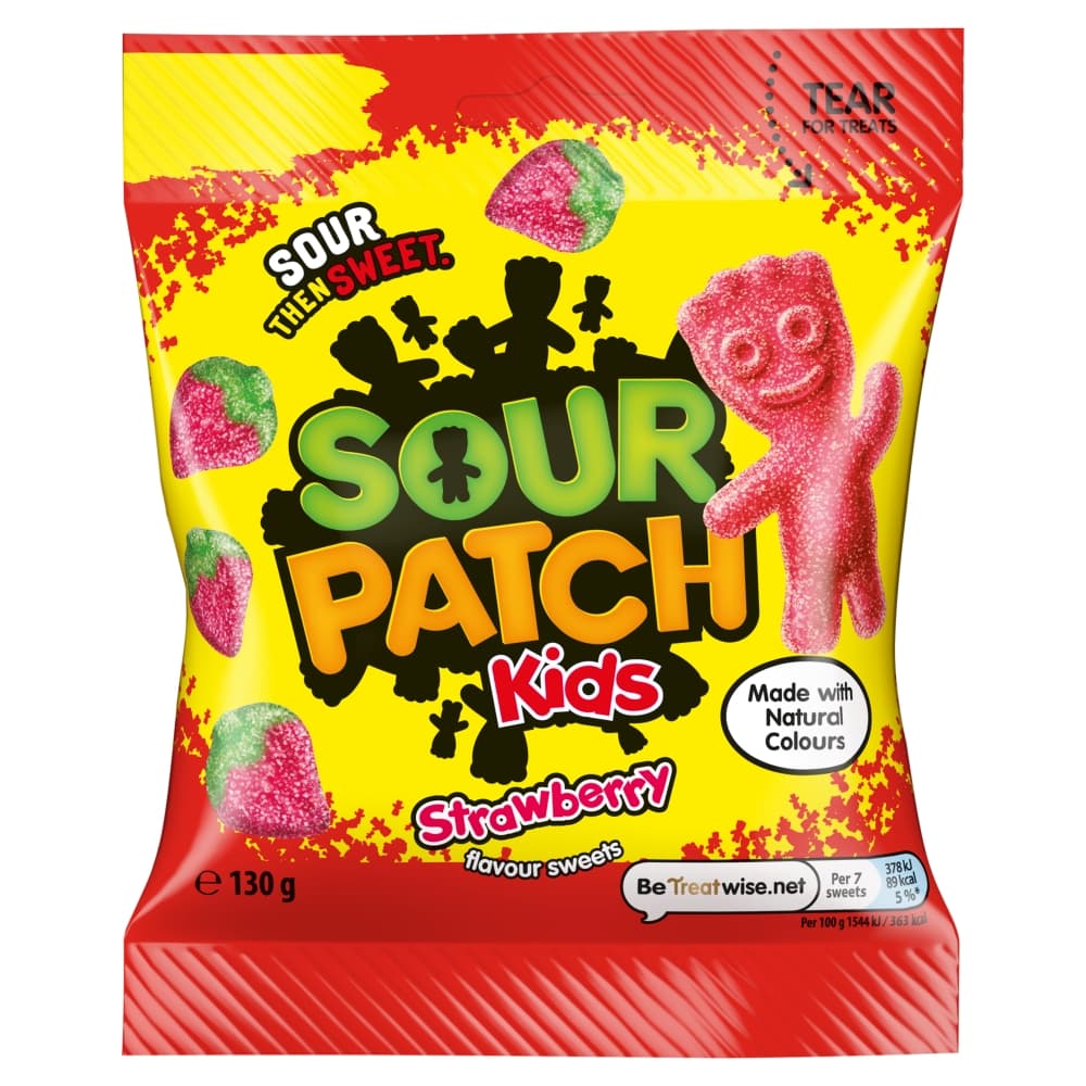 Sour Patch Kids Strawberry Flavour Sweets 130g
