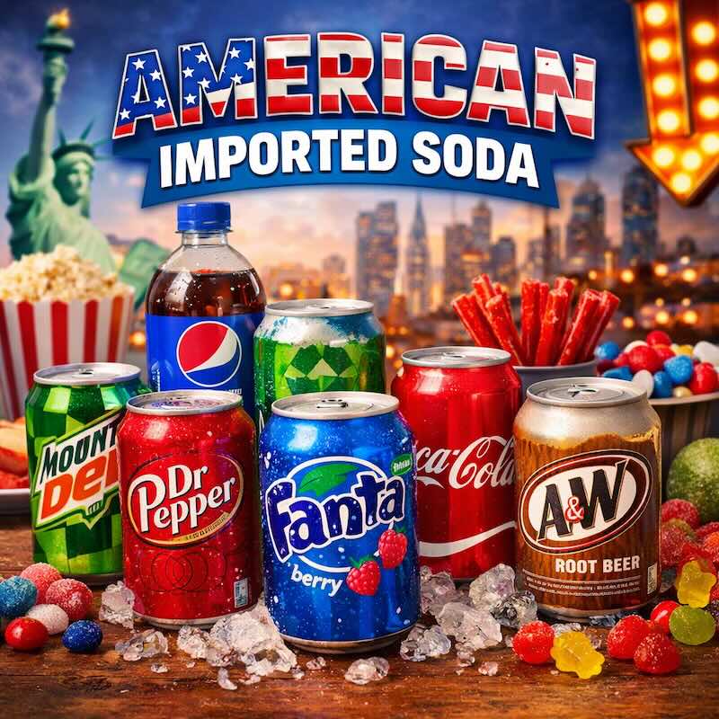 Fizz & Flavour: The Ultimate Guide to American Imported Soda