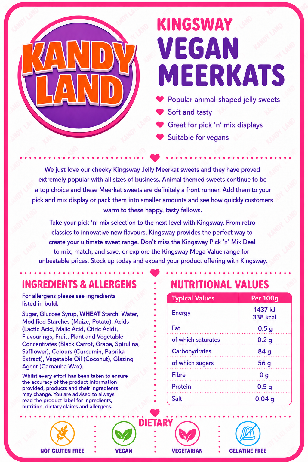 Jelly Meerkats 100g