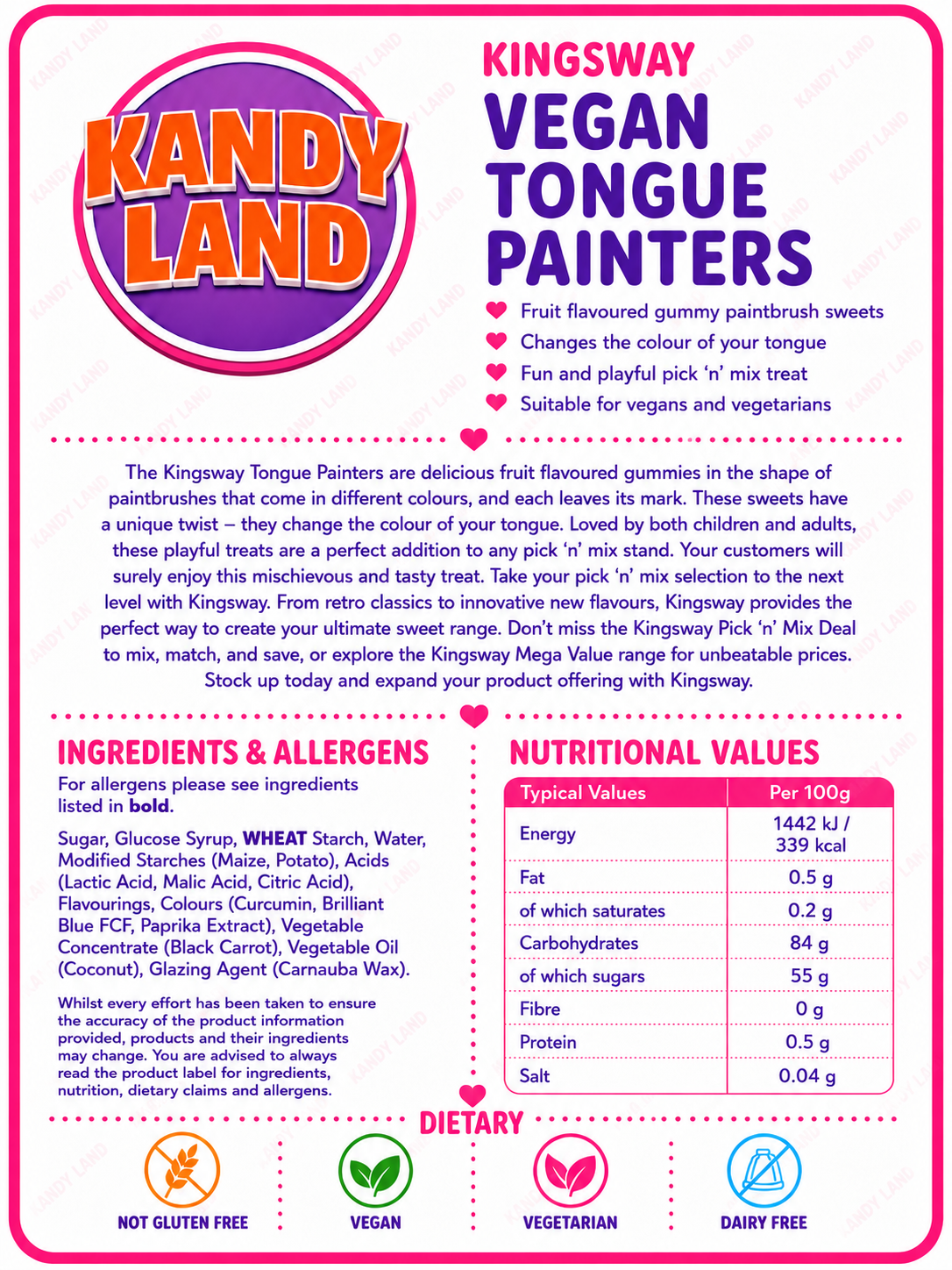 Tongue Painters 100g