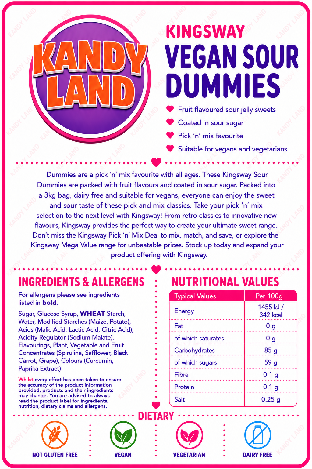 Sour Dummies 100g