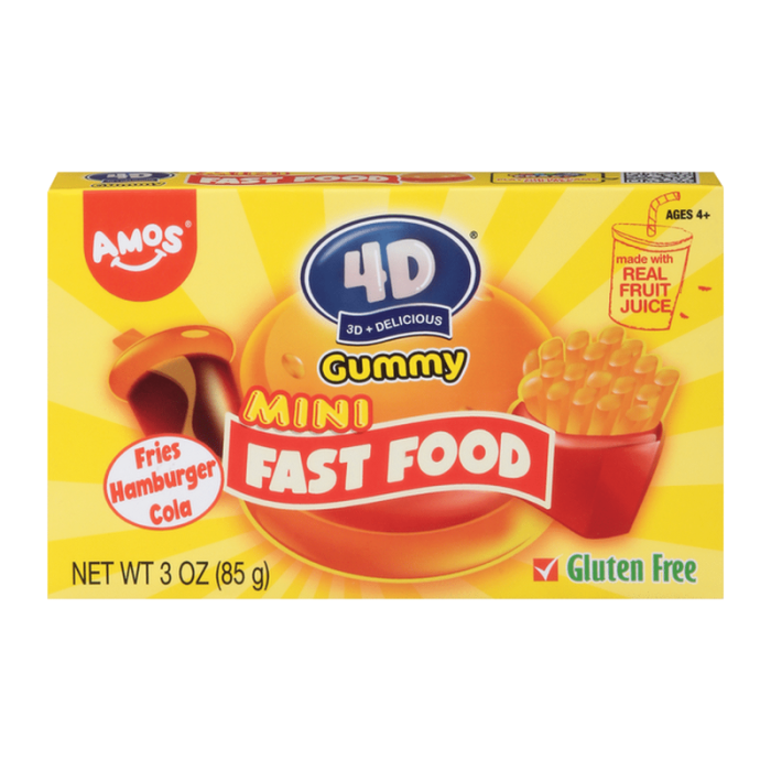 4D Gummy Mini Fast Food USA