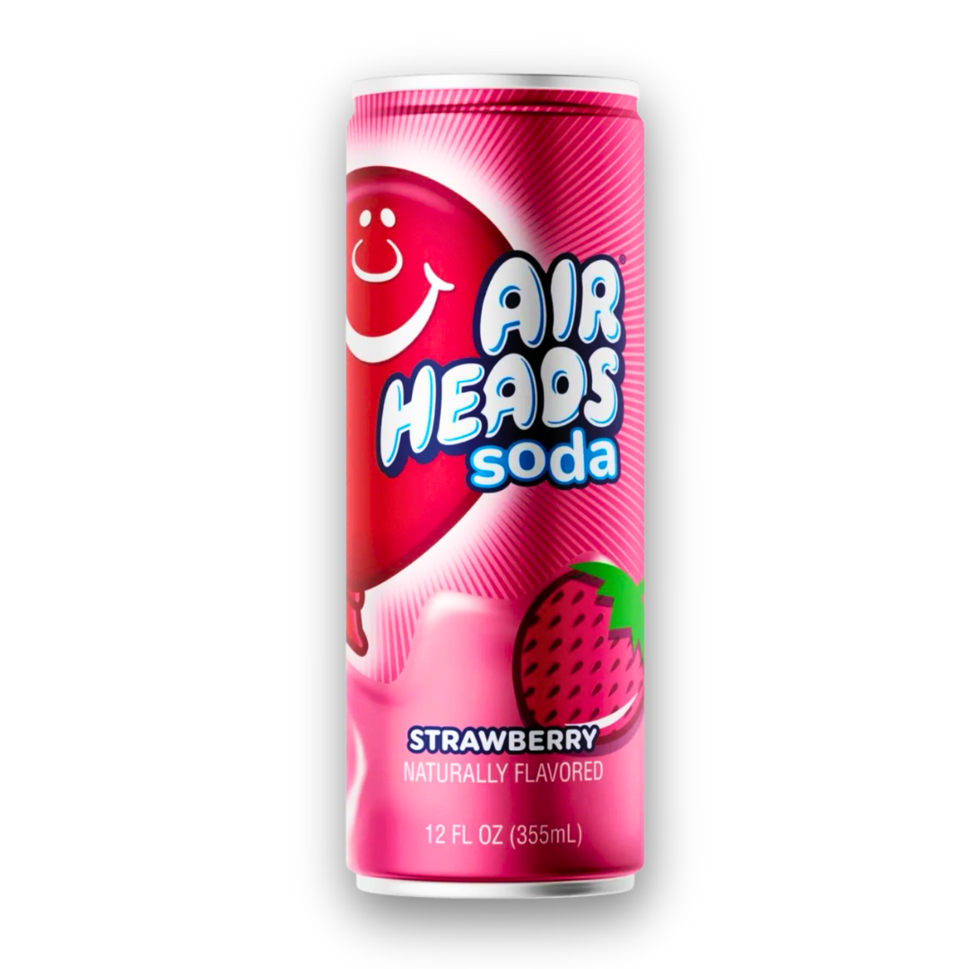 Air Heads Soda Strawberry 355ml USA