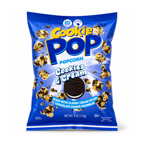 Cookie Pop Cookies & Cream Popcorn