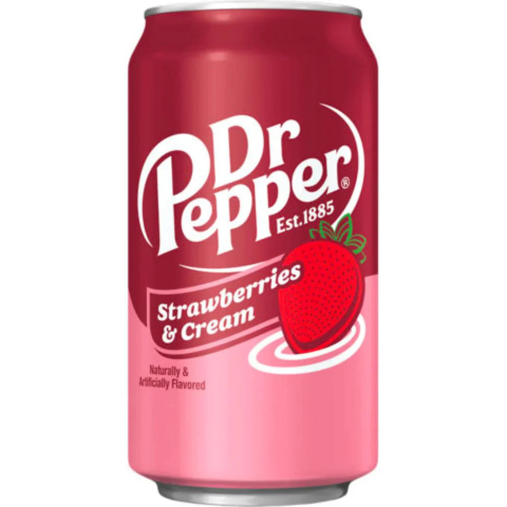 Dr Pepper Strawberries & Cream 355ml USA