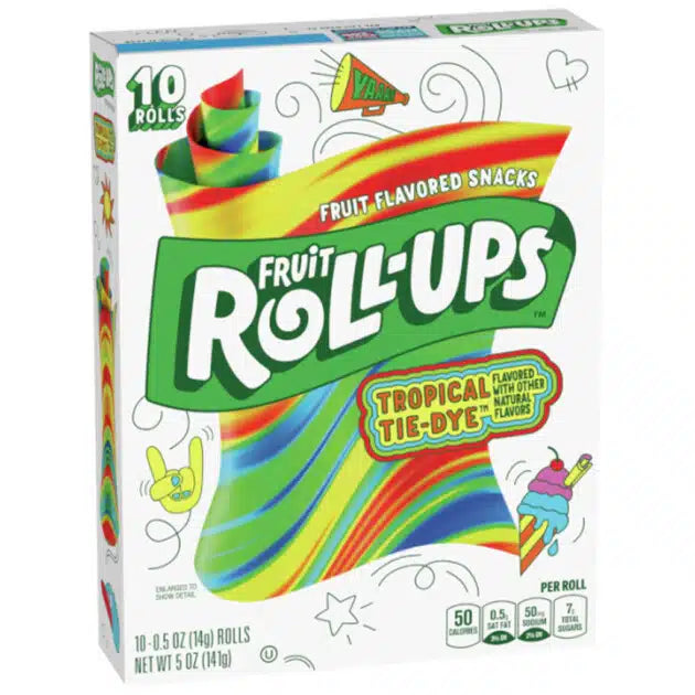 Fruit Roll-Ups Tropical Tie Dye