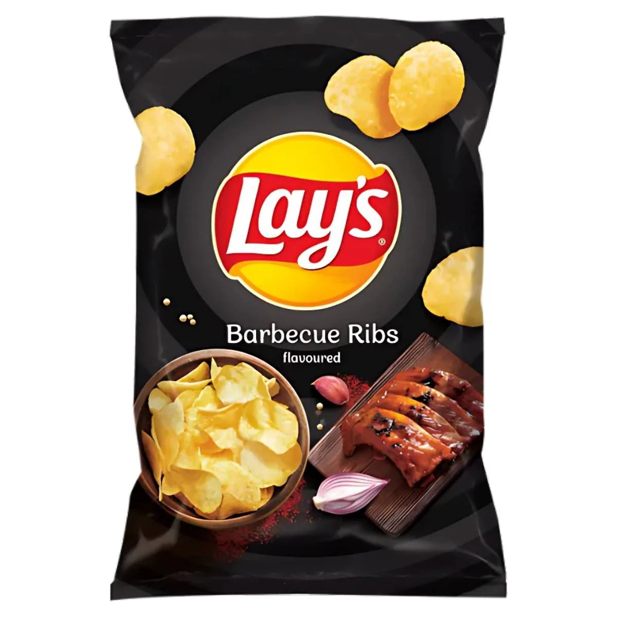 Lays Barbecue Ribs Crisps