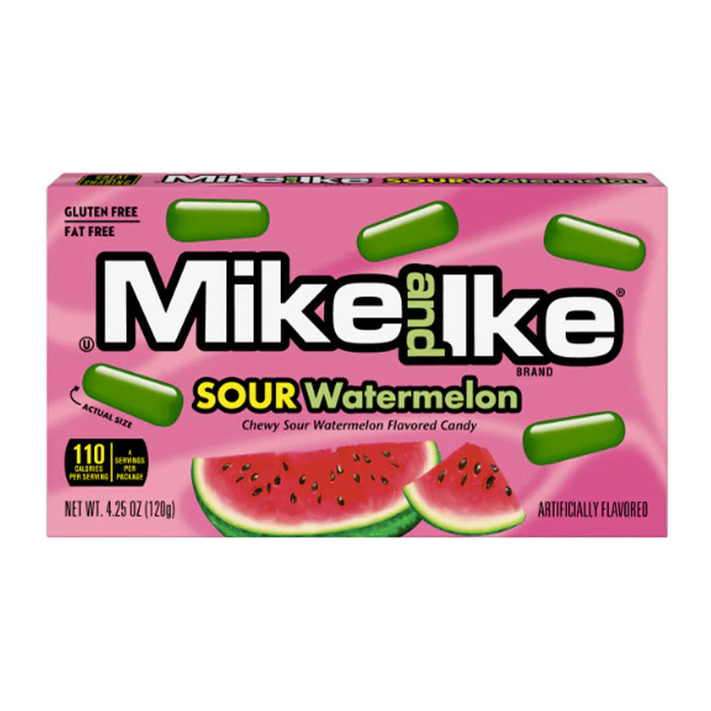 Mike and Ike Sour Watermelon 22g USA