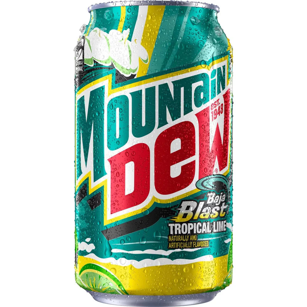 Mountain Dew Baja Blast Tropical Lime 355ml USA