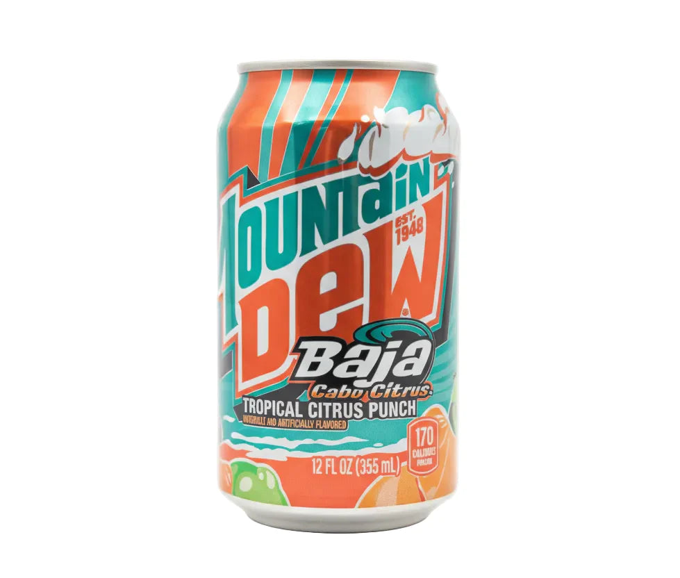 Mountain Dew Baja Cabo Citrus Punch 355ml USA