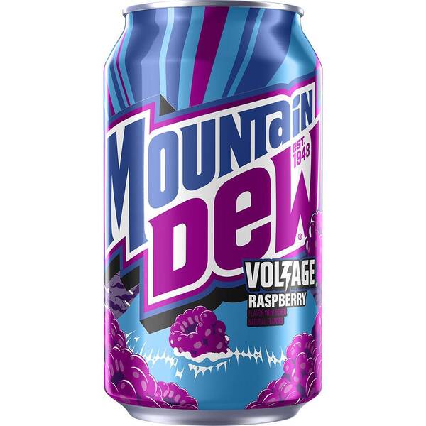 Mountain Dew Voltage Raspberry 355ml USA