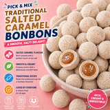 Traditional Bristows Salted Caramel Bonbons 100g