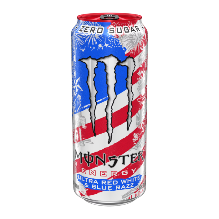 Ultra Red White & Blue Razz Monster USA