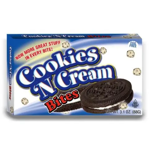 Cookies n Cream Cookie Dough Bites 88g Theatre Box