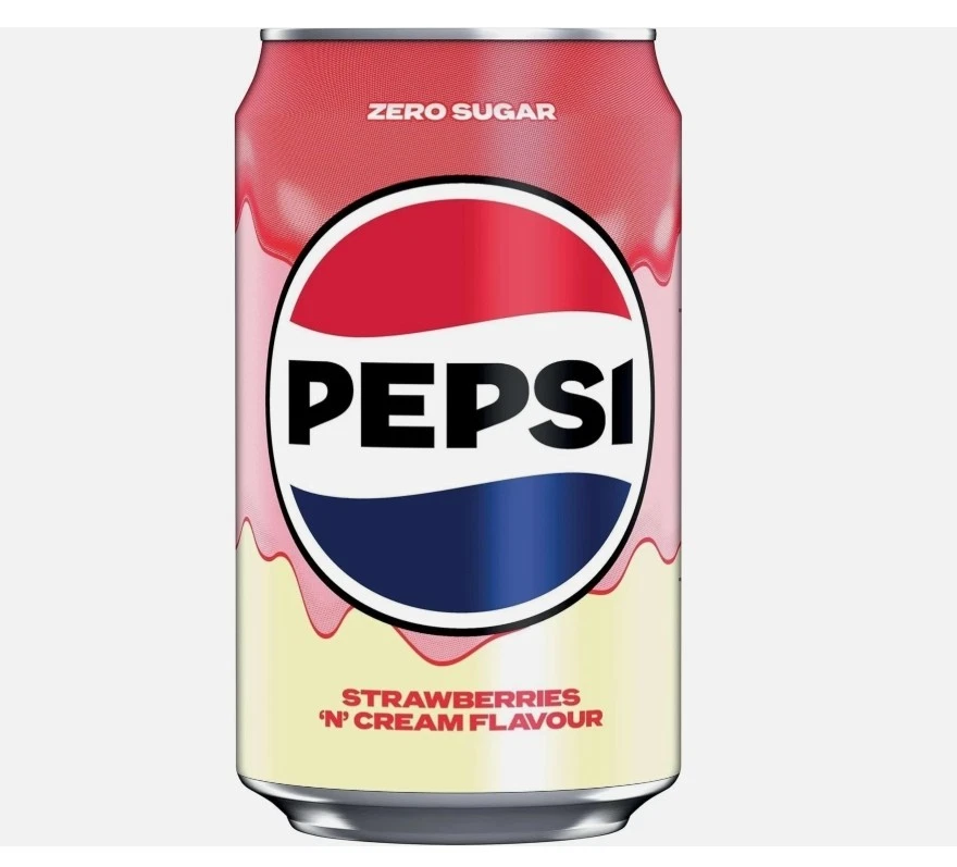 Pepsi Strawberry & Cream Limited Edition Soda – USA Import
