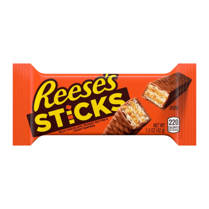 Reese's Sticks 42g – Chocolate Peanut Butter Wafer Bar